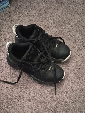 Kids Black Athletic Sneakers
